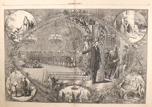 The Union Christmas Dinner, from "Harper's Weekly"