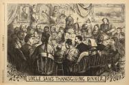 Uncle Sam’s Thanksgiving Dinner, from "Harper's Weekly"
