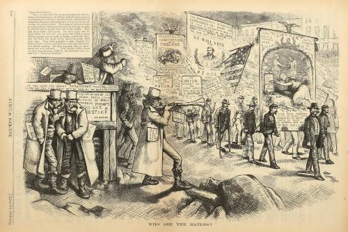 Who are the Haters?, from "Harper's Weekly"