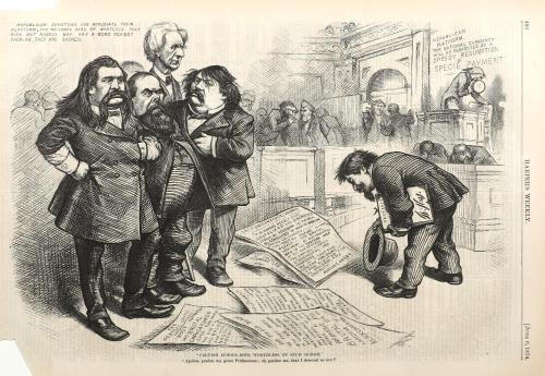 Peevish School-Boys, Worthless of Such Honor, from "Harper's Weekly"
