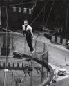 Harold Alzana Pushing on High Wire, Ringling Brothers Circus