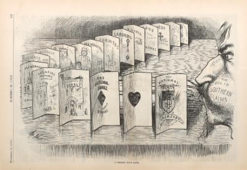 A Terrible Blow North, from "Harper's Weekly"