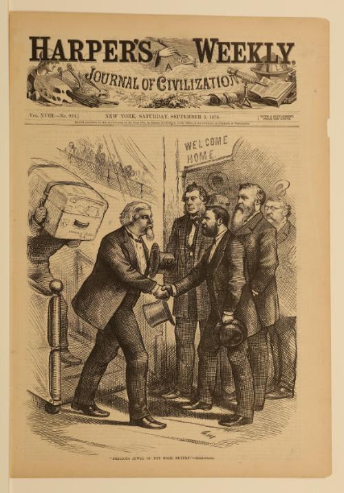 Precious Jewel of thy Home Return, from "Harper's Weekly"