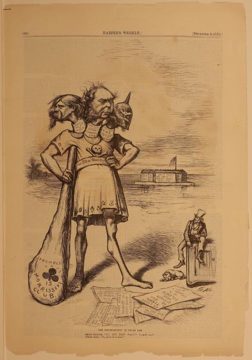 'The Indifference' of Uncle Sam, from "Harper's Weekly"