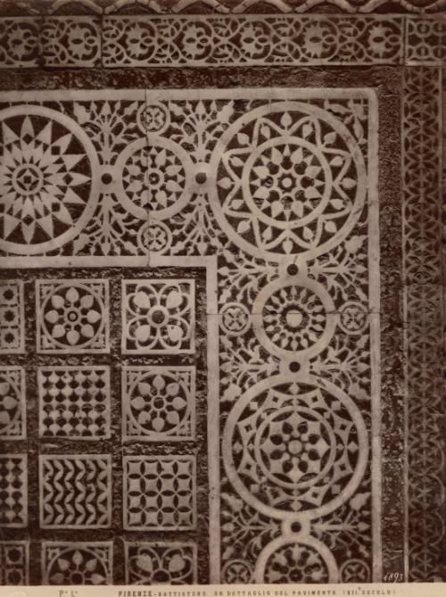 Firenze - Battistero. Un dettaglio del pavimento