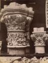 Cathédrale de Reims, Chapiteau du Triforium de la Nef et Chapiteau d'un Pilier de la Chapelle de la Vierge, XIII Siècle