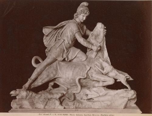 Roma - Museo Vaticano. Sacrificio Mitraico