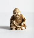 Netsuke of a Bearded Man