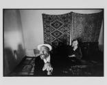 Blind Yemenite Jew Praying at Home, Zafad, Israel