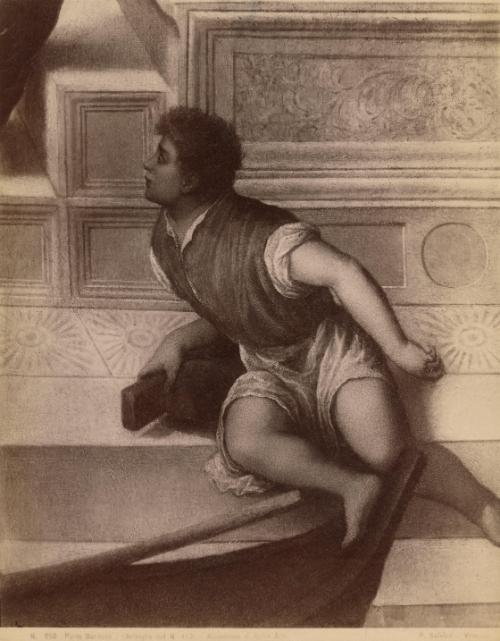 Detail of Bordone's "Delivery of the Ring to the Doge"