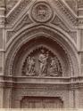 Firenze - Cattedrale. Lunetta della seconda Porta dal lato Sud. (Lorenzo di Giov. d'Ambrogio.)