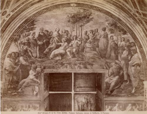 Roma - Palazzo Vaticano, stanze di Raffaello. II Parnaso