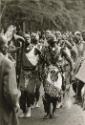 Traditionally dressed tribesmen, Kenya