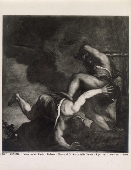 Venezia - Caino uccide Abele - Tiziano - Chiesa di S. Maria della Salute
