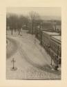 Snowy winter street