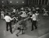 The Eagle Squares is one of 100 clubs in the Northern California Square Dancing Association.  We called our group Eagle Squares because we used to dance in the Eagles Hall.  My wife and I started when some neighbors talked us into taking a beginning square dance class.  We found dancing to be good clean fun, something we could do together with little expense involved.  Livermore, California.