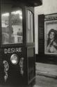 Streetcar named "Desire", street signs, and risqué poster, USA