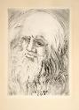 Leonardo Da Vinci from the series "Quinze gravures (Fifteen Etchings)"