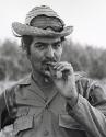 Sugarcane worker with cigar, Cuba