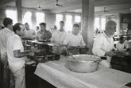 Cummins unit of Arkansas State Penitentiary. The corruption scandal of the historical penitentiary inspired the 1980 film Brubaker, which chronicled the warden's inside investigation into the corrupt southern prison system. The prison raise their own pigs. Serving the prisoners food, Cummins, Arkansas