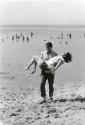 American actors Gregory Peck and Ava Gardner during the filming of "On the Beach" by Stanley Kramer, Australia