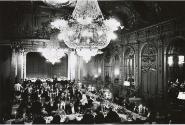 Nobel Prizes: a general view of the banquet in Stockholm's City Hall
