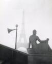 Sculpture with Eiffel Tower in the background