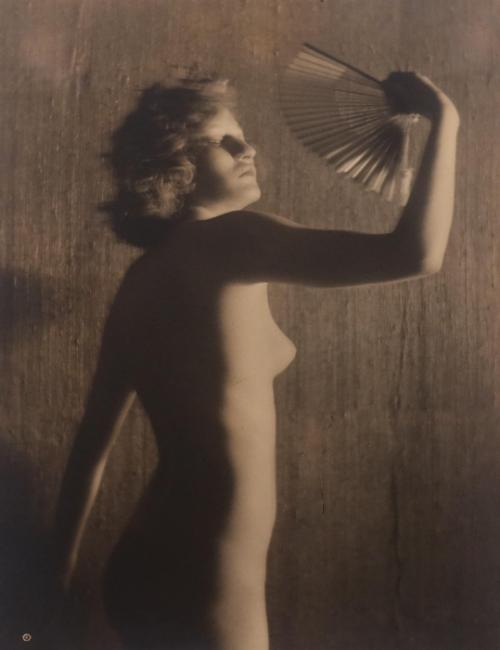 Nude with Fan