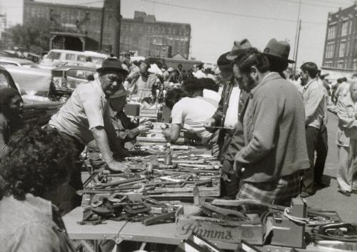 Flea market tables
