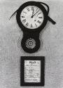 Clock and sign in tavern, Smuggler’s Notch, Utah