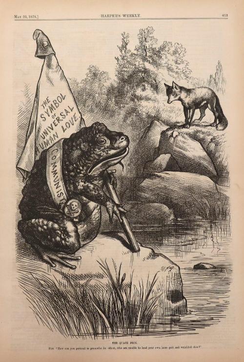 The Quack Frog, from "Harper's Weekly"