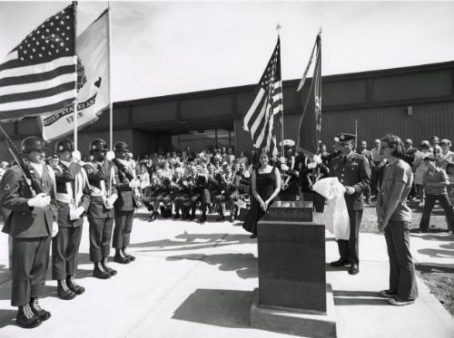 Military Ceremony (Faith monument), Tri-Valley Area, Northern California, from the series "Our Kind of People"