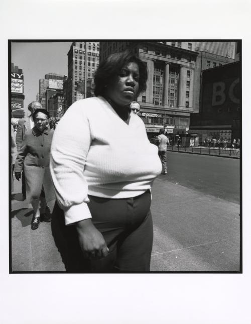 Big Woman, Times Square, NYC