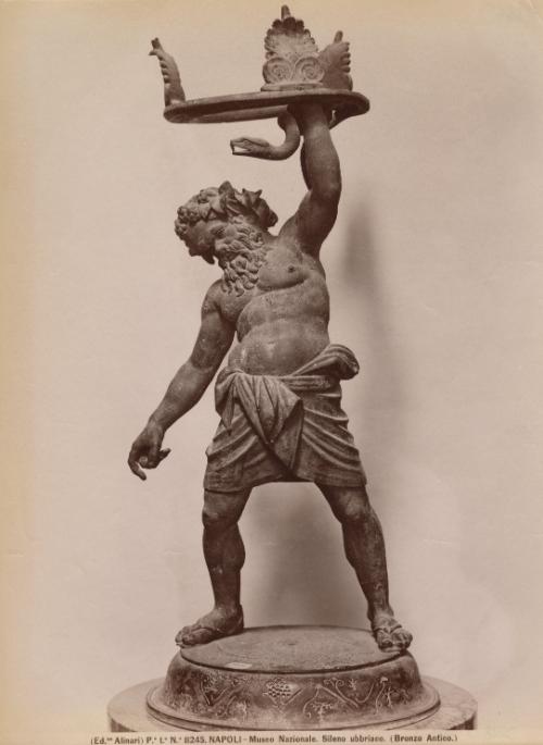 Napoli - Museo Nazionale. Sileno ubbriaco (Bronzo Antico)