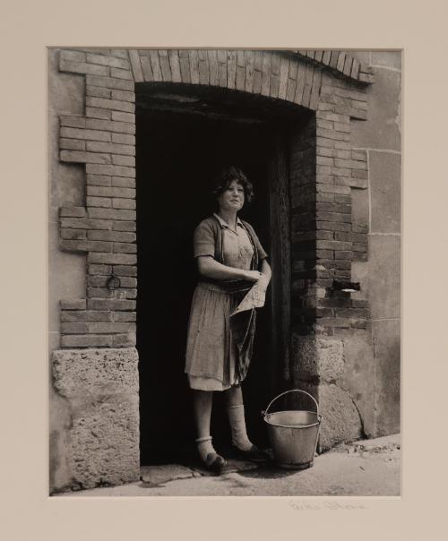 Woman in doorway, Spain