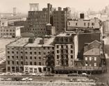 The Brooklyn Bridge site seen from the roof of Beekman Hospital, from the series "The Destruction of Lower Manhattan"