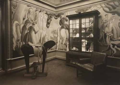 Wanamaker men’s clothing department interior