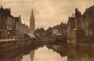 Bruges - Quai du Rosaire vers le Dyver.