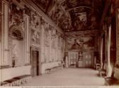 Roma - Palazzo Farnese. Interno della Galleria decorata di affreschi di Annibale Caracci e Scolari.