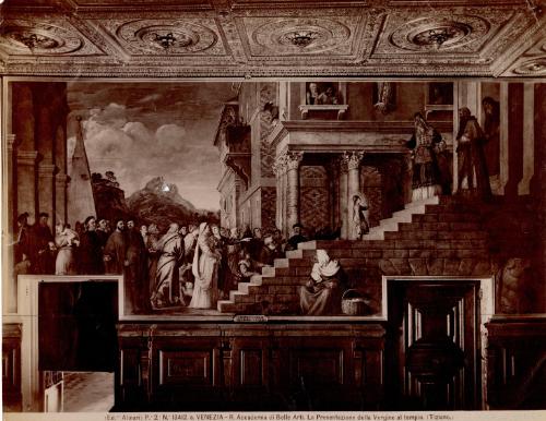 Venezia - R. Accademia di Belle Arti. La Presentazione della Vergine al tempio