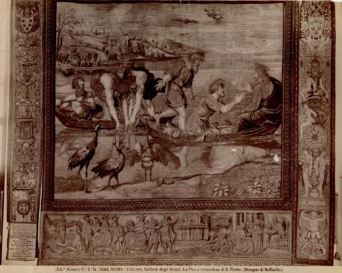 Roma - Vaticano, Galleria degli Arazzi. La Pesca miracolosa di S. Pietro