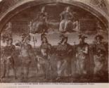 Perugia - Collegio del Cambio. La Fortezza e la Temperanza, in basso vari personaggi celebri