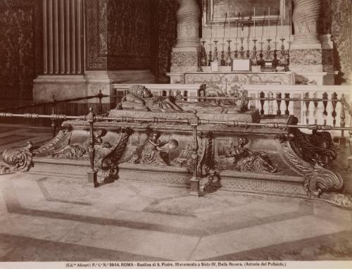 Roma - Basilica di S. Pietro. Monumento a Sisto IV, Della Rovere