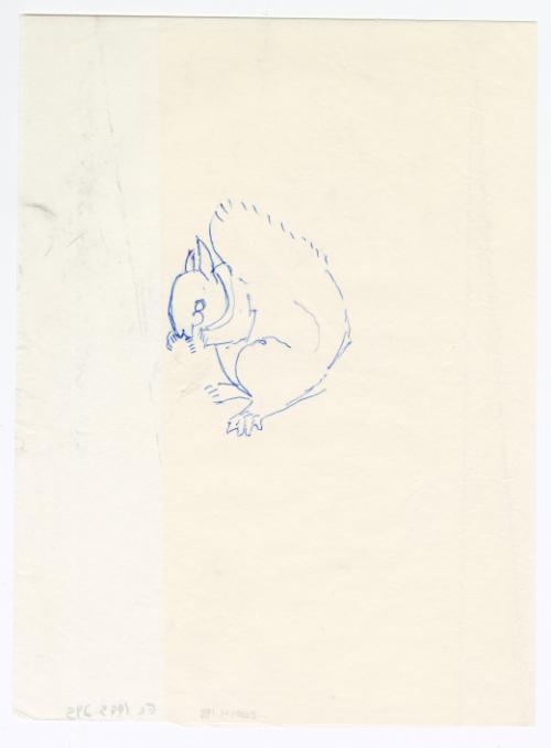 Sketch of a squirel