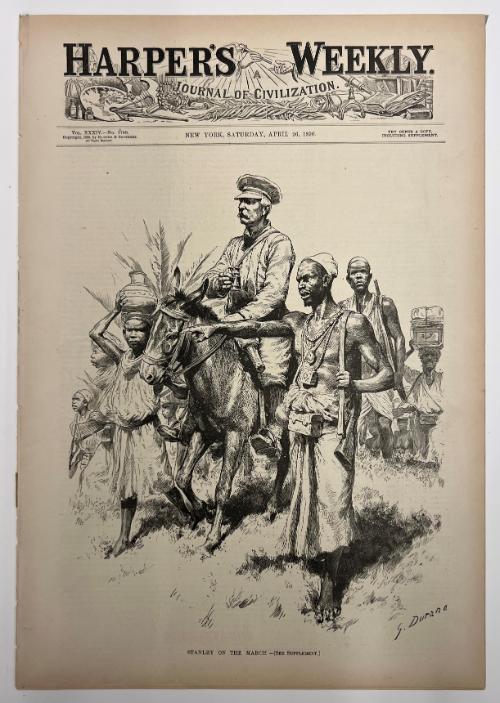 Stanley on the March, from "Harper's Weekly"