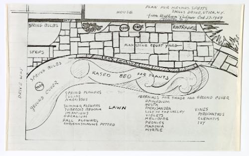 Plan for Mr. & Mrs. Spetts' House, 2 Hills Drive, Utica, NY