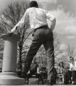 Students, American University, Jack Leroy Woods Gate, Washington, DC