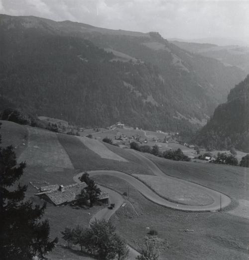 Savoie -- en route to Col des Aravis (Rte Blance, Route 1150), France, from the "Roads" series