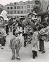 Carnaval de Nice, France (man in checkered outfit)