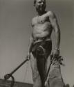 Photo de Jacques Gadreau en plonjeur (Photo of Jacques Gadreau as a diver)